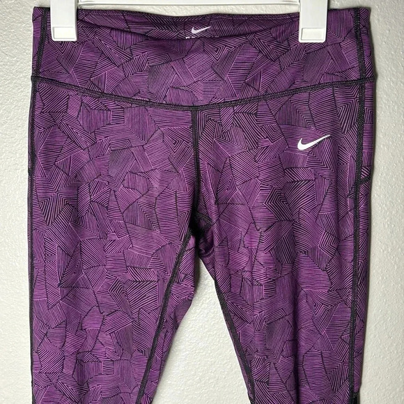 Nike Dri Fit Purple Leggings - Picture 2 of 8
